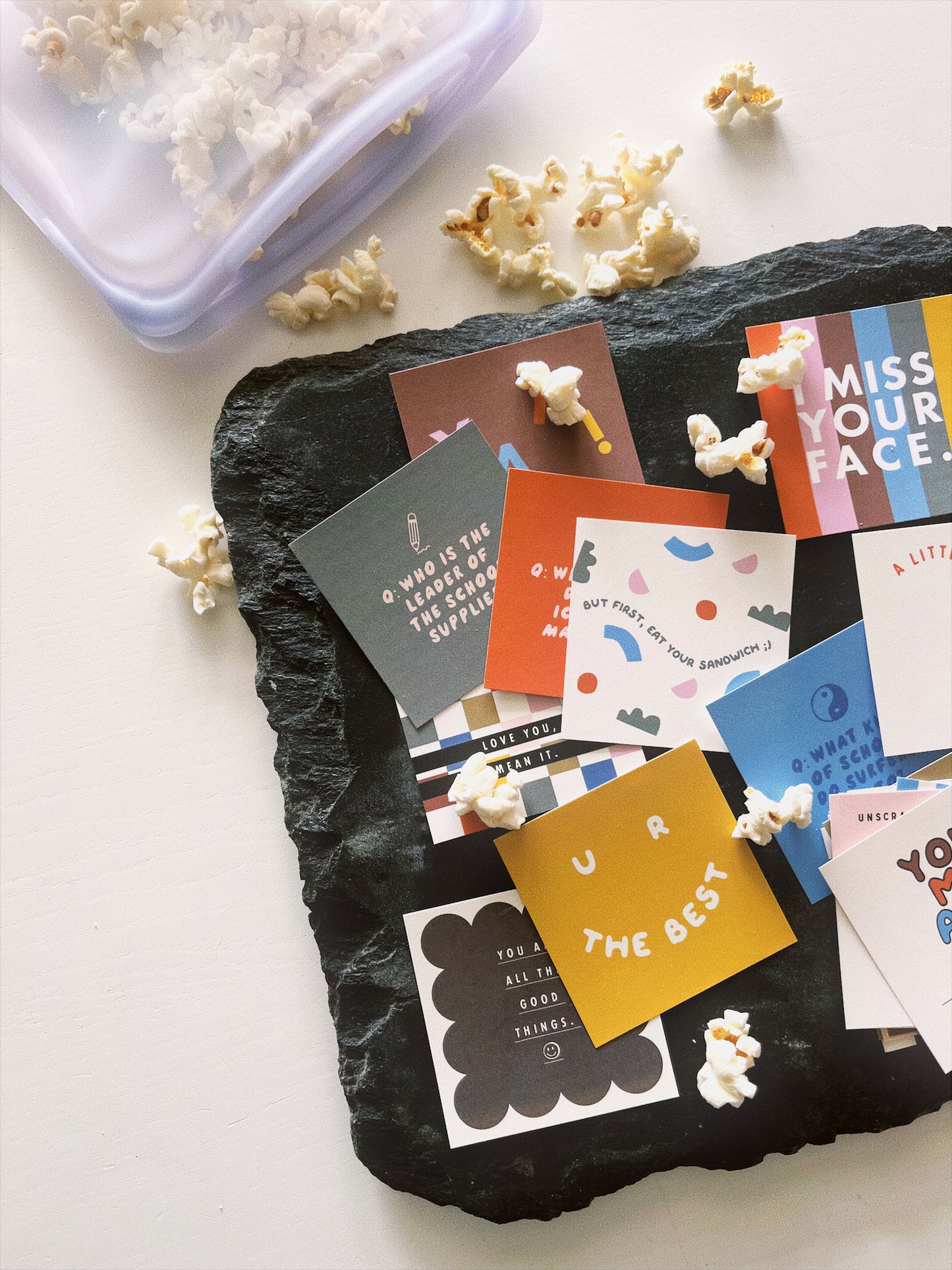 MISS YOUR FACE LUNCHBOX NOTES