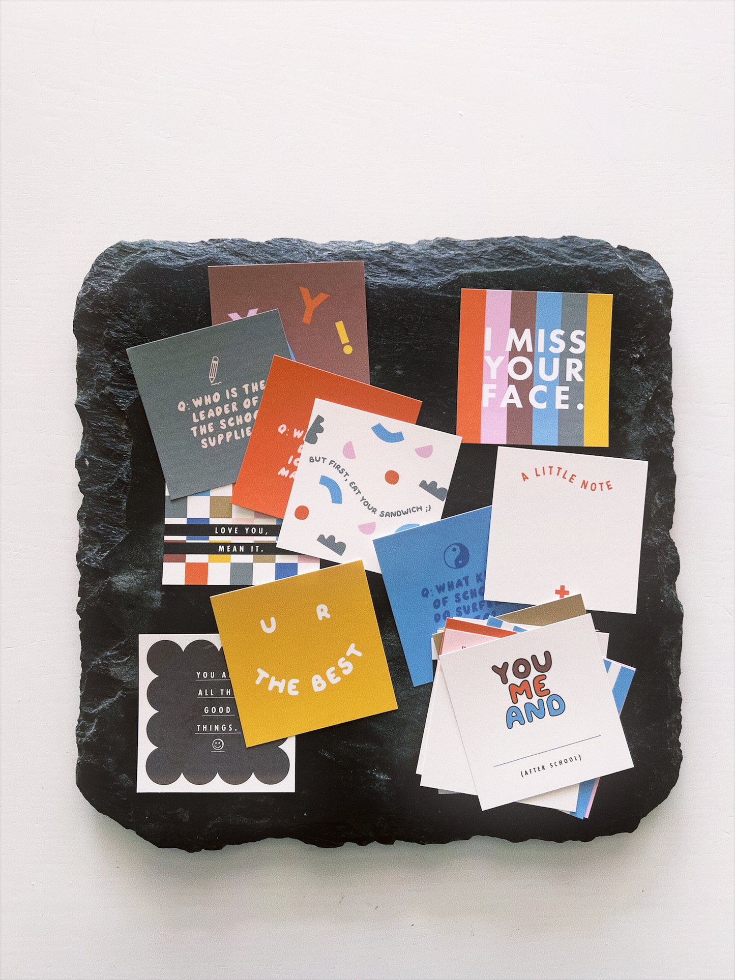 MISS YOUR FACE LUNCHBOX NOTES