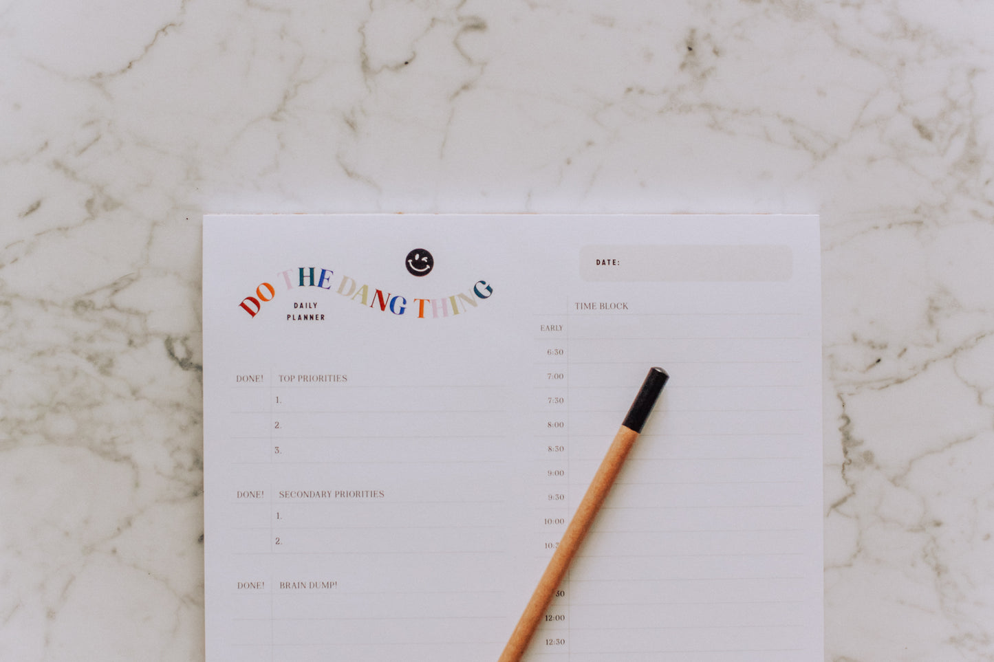 DO THE DANG THING (DAILY PLANNER PAGES)