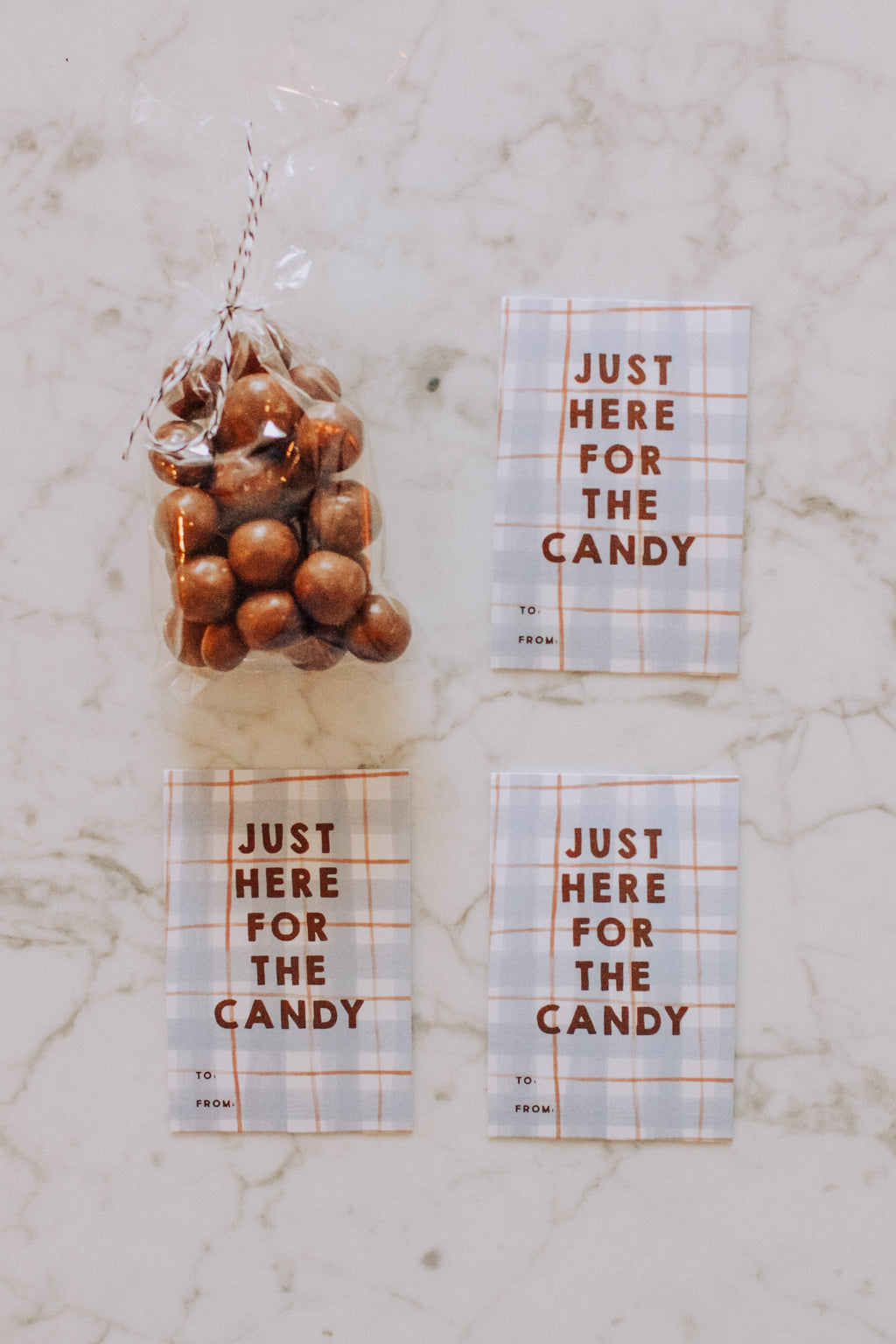 JUST HERE FOR THE CANDY - IN PLAID