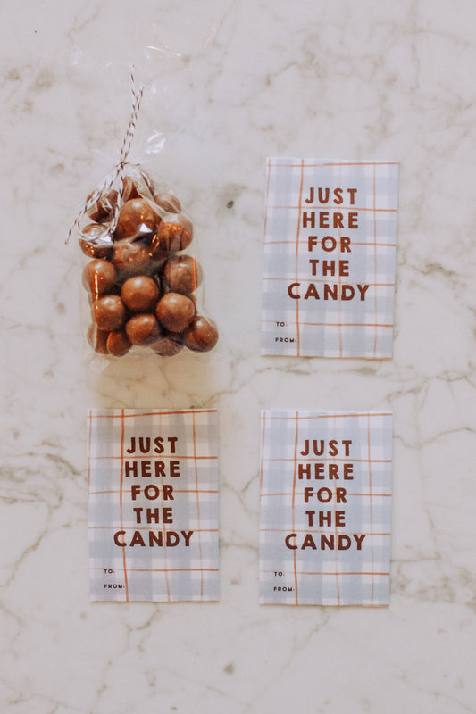 JUST HERE FOR THE CANDY - IN PLAID